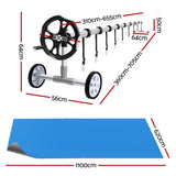 Darrahopens Home & Garden > Pool & Accessories > Pool Covers & Accessories Aquabuddy Pool Cover 600 Micron 11x6.2m w/ Roller 6.55m Swimming Pools Solar Blanket