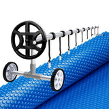 Darrahopens Home & Garden > Pool & Accessories > Pool Covers & Accessories Aquabuddy Pool Cover 600 Micron 7x4m w/ Roller 4m Swimming Pools Solar Blanket
