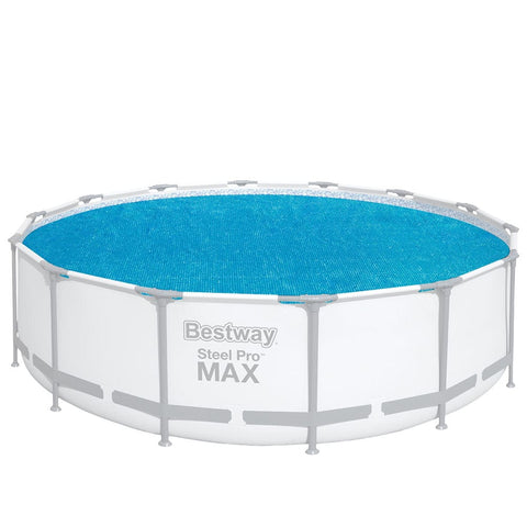 Darrahopens Home & Garden > Pool & Accessories > Pool Covers & Accessories Bestway Pool Cover Solar Fits 4.17m Round Above Ground Swimming Pool Blanket