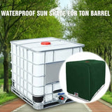 Darrahopens Home & Garden > Pool & Accessories > Pool Covers & Accessories GU.B/bon IBC Tank Cover Tarpaulin for 1000L Container, 116 x 100 x 120 cm Water Tank Cover Anti-UV Anti-Rain Green