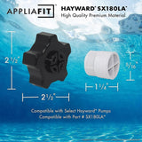 Darrahopens Home & Garden > Pool & Accessories > Pool Covers & Accessories Hayward SX180LA Sand Cylinder Drain Cap with Gasket Compatible with Pro Series Sand Filter Replacement Accessory
