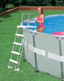 Darrahopens Home & Garden > Pool & Accessories > Pool Covers & Accessories Intex Pool Ladder with Removable Steps for 132cm (52") Wall Height Pools 28077