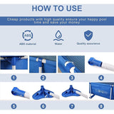 Darrahopens Home & Garden > Pool & Accessories > Pool Covers & Accessories Pool Frame Pins Replacement 24 pcs Plastic Joint Pins for Pool Assembly