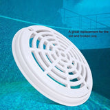 Darrahopens Home & Garden > Pool & Accessories > Pool Covers & Accessories ROund Main Drain Cover Swimming Pool Drain Cover Suction Cover For Pool Replacement Hose Fittings Accessories