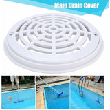 Darrahopens Home & Garden > Pool & Accessories > Pool Covers & Accessories ROund Main Drain Cover Swimming Pool Drain Cover Suction Cover For Pool Replacement Hose Fittings Accessories
