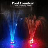 Darrahopens Home & Garden > Pool & Accessories > Pool Covers & Accessories Spire LED Light Show Waterproof Light-Up Pool Fountain - CT507