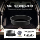 Darrahopens Home & Garden > Pool & Accessories > Pool Covers & Accessories VEVOR Fire Pit Ring, 40-Inch Outer/36-Inch Inner Diameter, 10inch Height 2.5mm Thick Fire Pit Insert, Heavy Duty Carbon Steel Liner DIY Campfire Ring above or In-Ground, for Outdoor Camping, Bonfires