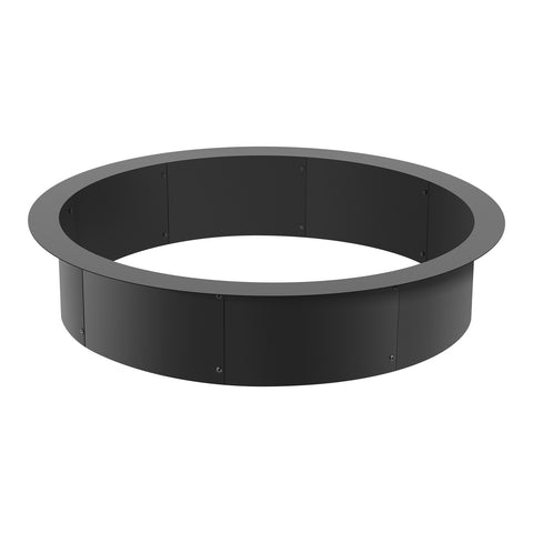 Darrahopens Home & Garden > Pool & Accessories > Pool Covers & Accessories VEVOR Fire Pit Ring, 40-Inch Outer/36-Inch Inner Diameter, 10inch Height 2.5mm Thick Fire Pit Insert, Heavy Duty Carbon Steel Liner DIY Campfire Ring above or In-Ground, for Outdoor Camping, Bonfires