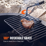 Darrahopens Home & Garden > Pool & Accessories > Pool Covers & Accessories VEVOR Fire Pit Ring, Fire Pit Insert with Barbecue Fire Ring, 40-In Outer/36-In Inner Diameter, 8.5in Height, Carbon Steel Liner DIY Campfire Ring above/In-Ground, for Outdoor Camping, Bonfires