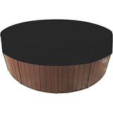 Darrahopens Home & Garden > Pool & Accessories > Pool Covers & Accessories Waterproof UV Resistant Spa Cover for Outdoor Tubs, 200x30cm Round Pool Cover Sunshade, Black