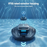 Darrahopens Home & Garden > Pool & Accessories > Pool Sweeps & Vacuums Aqua Buddy Cordless Pool Cleaner Robot Pool Vacuum Automatic Floor Clean 110Mins In Australia - Darrahopens