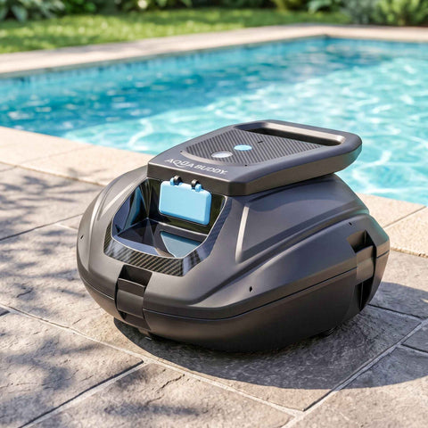 Darrahopens Home & Garden > Pool & Accessories > Pool Sweeps & Vacuums Aqua Buddy Cordless Pool Cleaner Robot Pool Vacuum Automatic Floor Clean 110Mins In Australia - Darrahopens