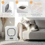 Darrahopens Home & Garden > Pool & Accessories > Pool Sweeps & Vacuums Big Top Entry Deep Tray Enclosed Kitty Cat Litter Box Easy To Clean Pull Handle