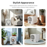 Darrahopens Home & Garden > Pool & Accessories > Pool Sweeps & Vacuums Big Top Entry Deep Tray Enclosed Kitty Cat Litter Box Easy To Clean Pull Handle