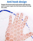 Darrahopens Home & Garden > Pool & Accessories > Pool Sweeps & Vacuums Black High Strength Large Landing Net - Fishing Net with Long Foldable Handle and Soft Rubber Netting, Dip Net for Fishing, Ideal for Boat, Pier, River Angling