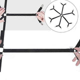 Darrahopens Home & Garden > Pool & Accessories > Pool Toys & Inflatables 6-Head Elastic Bed Sheet Holder Clips, Adjustable Strong Grippers