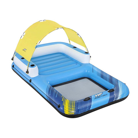 Darrahopens Home & Garden > Pool & Accessories > Pool Toys & Inflatables Bestway Inflatable Floating Island Float Lounger Sunshade Pool Bed 3.05Mx1.86M