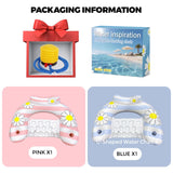 Darrahopens Home & Garden > Pool & Accessories > Pool Toys & Inflatables Daisy Inflatable Pool Floats 2-Pack for Adults: U-Shaped Lounge Chairs with Cup Holders, Portable for Pool, Beach, Summer Fun