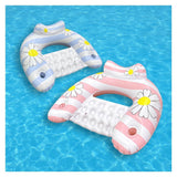 Darrahopens Home & Garden > Pool & Accessories > Pool Toys & Inflatables Daisy Inflatable Pool Floats 2-Pack for Adults: U-Shaped Lounge Chairs with Cup Holders, Portable for Pool, Beach, Summer Fun