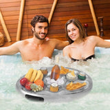 Darrahopens Home & Garden > Pool & Accessories > Pool Toys & Inflatables Floating Pool Cup Holder Inflatable Pool Float For Beach Inflatable Jacuzzi Mattress Pool Inflatable Glass Holder Pool