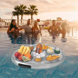 Darrahopens Home & Garden > Pool & Accessories > Pool Toys & Inflatables Floating Pool Cup Holder Inflatable Pool Float For Beach Inflatable Jacuzzi Mattress Pool Inflatable Glass Holder Pool