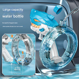 Darrahopens Home & Garden > Pool & Accessories > Pool Toys & Inflatables Grey Electric Shark Water Gun for Kids - Automatic Continuous Shot Blaster with Large Capacity Water Bottle & Rechargeable Lithium Battery - Long Range Summer Outdoor Toy