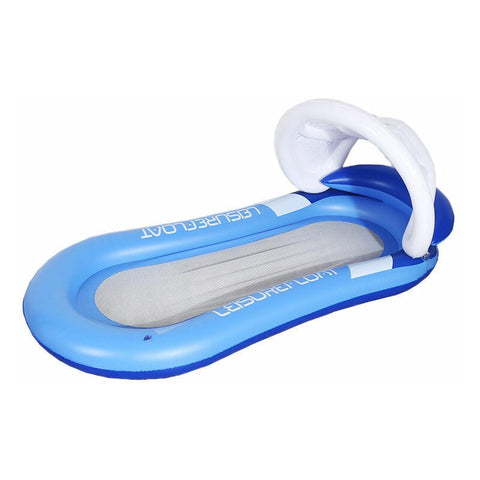 Darrahopens Home & Garden > Pool & Accessories > Pool Toys & Inflatables Inflatable Pool Water Hammock Air Mattress Blue 160 x 90 cm Summer Pool Toys Water Toys Compatible with GUA.B/bon