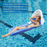 Darrahopens Home & Garden > Pool & Accessories > Pool Toys & Inflatables Inflatable Pool Water Hammock Air Mattress Blue 160 x 90 cm Summer Pool Toys Water Toys Compatible with GUA.B/bon