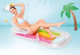 Darrahopens Home & Garden > Pool & Accessories > Pool Toys & Inflatables Intex King Kool Inflatable Pool Lounge 58802