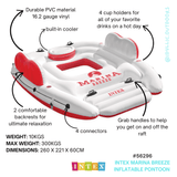 Darrahopens Home & Garden > Pool & Accessories > Pool Toys & Inflatables Intex Marina Breeze Inflatable Pontoon 56296