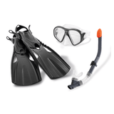 Darrahopens Home & Garden > Pool & Accessories > Pool Toys & Inflatables Intex Mask Snorkel and Fin Set Reef Rider Set 55657