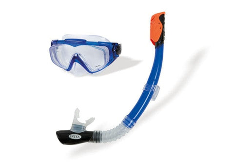 Darrahopens Home & Garden > Pool & Accessories > Pool Toys & Inflatables Intex Mask Snorkel Set Aqua Sport Silicone Set 55962