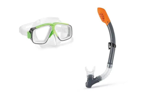 Darrahopens Home & Garden > Pool & Accessories > Pool Toys & Inflatables Intex Mask Snorkel Set Surf Rider Set 55949