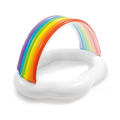 Darrahopens Home & Garden > Pool & Accessories > Pool Toys & Inflatables Intex Rainbow Cloud Inflatable Spray Baby Pool 57141