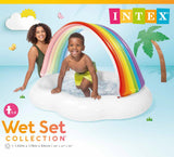 Darrahopens Home & Garden > Pool & Accessories > Pool Toys & Inflatables Intex Rainbow Cloud Inflatable Spray Baby Pool 57141