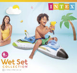 Darrahopens Home & Garden > Pool & Accessories > Pool Toys & Inflatables Intex Water Gun Plane Ride-On Pool Toy 57536