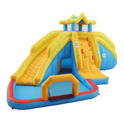 Darrahopens Home & Garden > Pool & Accessories > Pool Toys & Inflatables Keezi Inflatable Kids Pool Water Slide Splash Castle Football 622cmx542cm In Australia - Darrahopens
