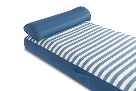 Darrahopens Home & Garden > Pool & Accessories > Pool Toys & Inflatables Spire Adalus Luxury Pool Lounge Blue Stripe RL-935B