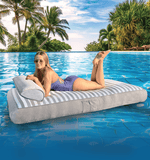 Darrahopens Home & Garden > Pool & Accessories > Pool Toys & Inflatables Spire Adalus Luxury Pool Lounge Grey Stripe RL-935G