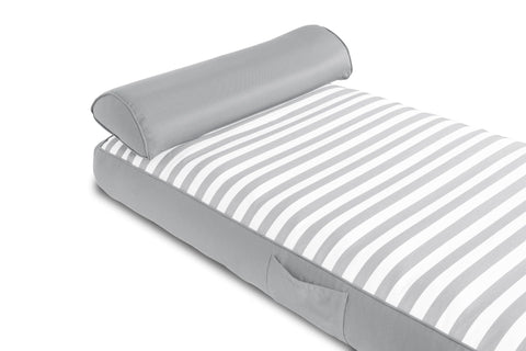 Darrahopens Home & Garden > Pool & Accessories > Pool Toys & Inflatables Spire Adalus Luxury Pool Lounge Grey Stripe RL-935G