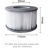 Darrahopens Home & Garden > Pool & Accessories > Spas & Accessories 2 Pack Replacement Filters For Mspa - Cartridge Pump For Swimming Pools, Hot Tubs And Spas