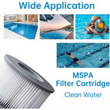 Darrahopens Home & Garden > Pool & Accessories > Spas & Accessories 2 Pack Replacement Filters For Mspa Fd2089 - Cartridge Pump For Swimming Pools, Hot Tubs And Spas