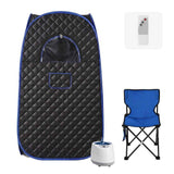 Devanti Portable Steam Sauna Tent 1-Min PoP Up 1000W 2L Steamer Home SPA Timer In Australia - Darrahopens