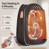 Devanti Portable Steam Sauna Tent 1-Min PoP Up 1000W 2L Steamer Home SPA Timer In Australia - Darrahopens
