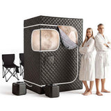 Darrahopens Home & Garden > Pool & Accessories > Spas & Accessories Devanti Portable Steam Sauna Tent 2 Person 1000W 3L Steamer Home SPA 60Min Timer In Australia - Darrahopens