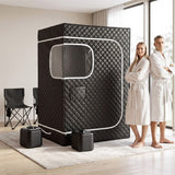 Darrahopens Home & Garden > Pool & Accessories > Spas & Accessories Devanti Portable Steam Sauna Tent 2 Person 1000W 3L Steamer Home SPA 60Min Timer In Australia - Darrahopens