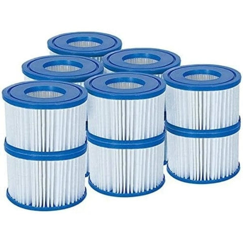 Darrahopens Home & Garden > Pool & Accessories > Spas & Accessories Lay-Z-Spa Filter Cartridge VI 6pcs Compatible with All Lay-Z-Spa Hot Tubs