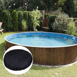 Darrahopens Home & Garden > Pool & Accessories > Spas & Accessories Round Spa Cover Waterproof 190T Brown, 215 x 70 cm