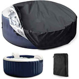Darrahopens Home & Garden > Pool & Accessories > Spas & Accessories Round Spa Cover Waterproof Dustproof UV Resistant, 210 x 30 cm