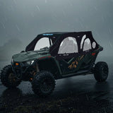 Darrahopens Home & Garden > Pool & Accessories > Spas & Accessories VEVOR Cab Enclosure Upper Doors, Compatible with Polaris RZR PRO 2020-2024/Polaris RZR Turbo2022-2024, Soft Upper Doors, Upgraded Zipper UTV Soft Side Window Kit, Fit with Side Mirrors and Windshields